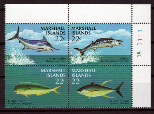 Marshall Islands 127a MNH Game Fish Marine Life ZAYIX 0324S0115