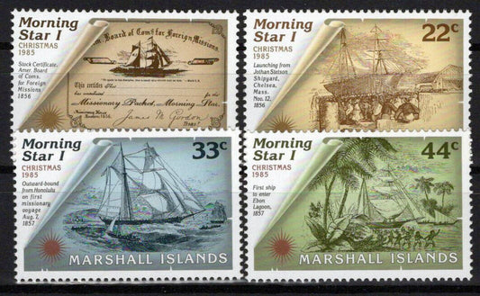 Marshall Islands 82-85 MNH Sailing Ships ZAYIX 0324S0120M