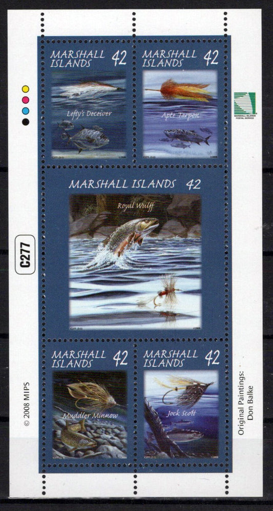 Marshall Islands 926 MNH Fishing Flies Sports Fish ZAYIX 0324M0132