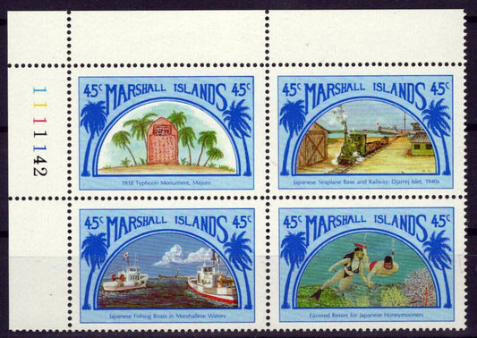 Marshall Islands 212a MNH Fishing Boats Scuba Diving Railroad ZAYIX 0324S0130