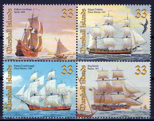 Marshall Islands 713 MNH Sailing Ships Transportation ZAYIX 0324-S0139