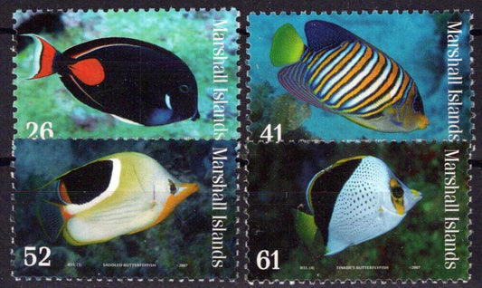 Marshall Islands 893-896 MNH Marine Life Fish ZAYIX 0424S0001M