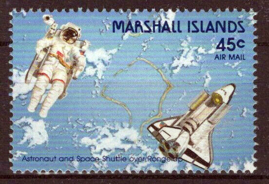 Marshall Islands C21 MNH Air Post Space Shuttle Astronaut ZAYIX 0424S0002M