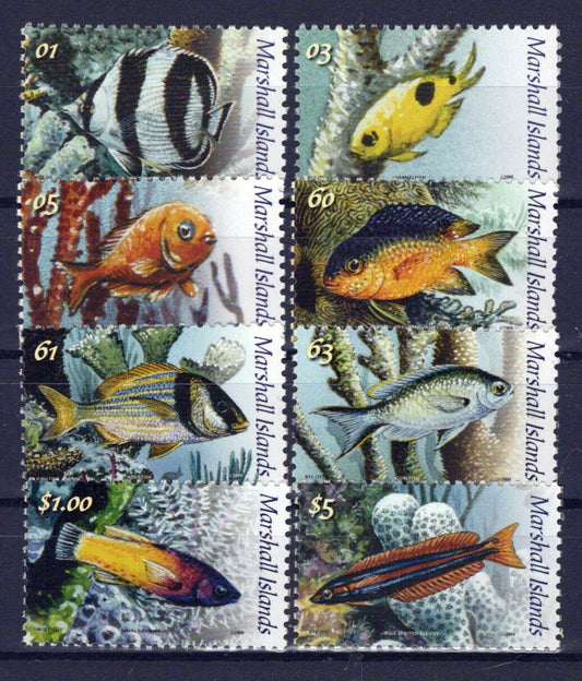 Marshall Islands 911//922 MNH Fish Marine Life ZAYIX 0424S0022M