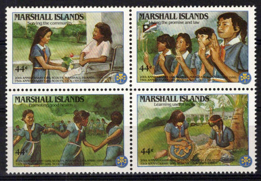 Marshall Islands C12a MNH Air Post Natl. Girl Scout Movement ZAYIX 0424S0004