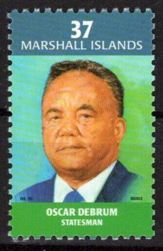 Marshall Islands 817 MNH Famous People Oscar deBrum ZAYIX 0424S0023M