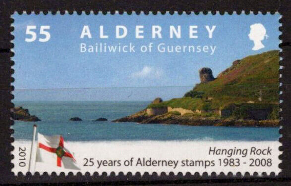 Alderney 376 MNH Hanging Rock Landmarks ZAYIX