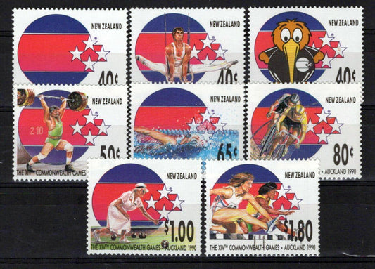 New Zealand 970-977 MNH Sports Commonwealth Games ZAYIX 0424S0204