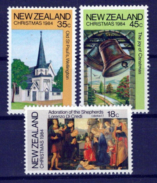 New Zealand 808-810 MNH Christmas Shepherds Churches ZAYIX 0424S0214