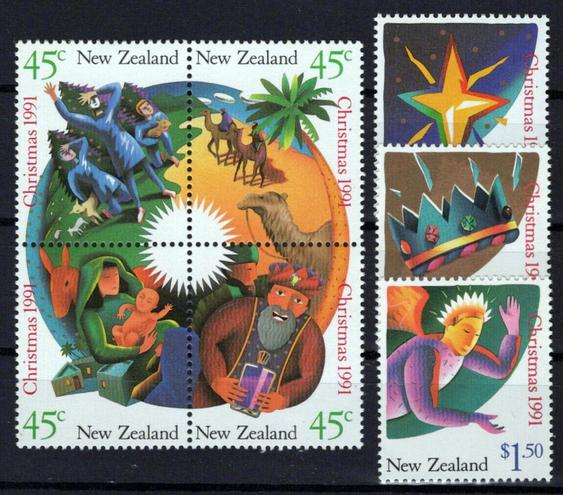 New Zealand 1061a-1064 MNH Christmas Wise Men Baby Jesus ZAYIX 0424S0229