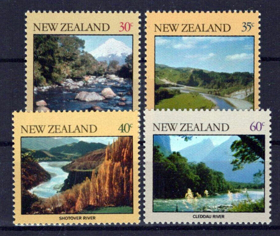 New Zealand 730-733 MNH Rivers Nature ZAYIX 0424S0215