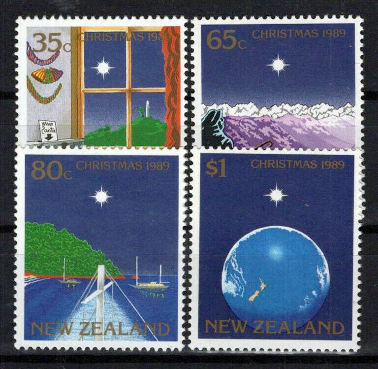 New Zealand 960-963 MNH Christmas Star of Bethlehem Shepherds ZAYIX 0424S0230