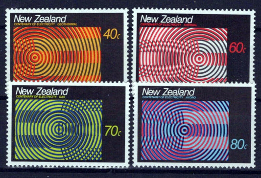 New Zealand 890-893 MNH Electrification Thermal Hydroelectric ZAYIX 0424S0221