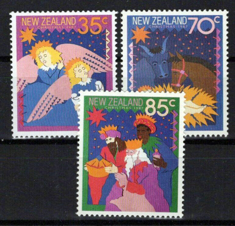 New Zealand 880-882 MNH Christmas Carols Angels Three Kings ZAYIX 0424S0226