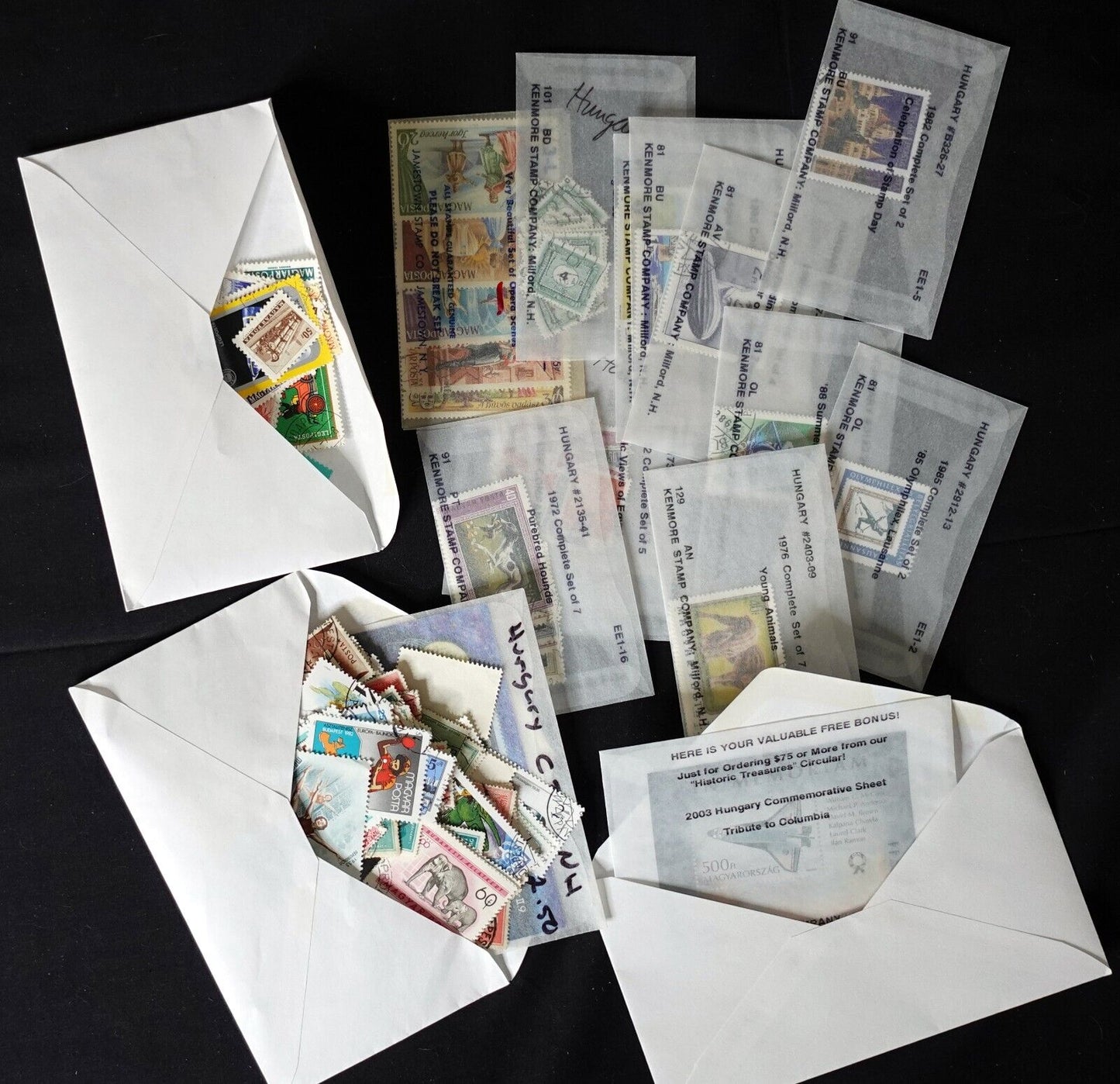 Hungary Stamp Accumulation Collection Hundreds of Used Mint ZAYIX 0424FRA01