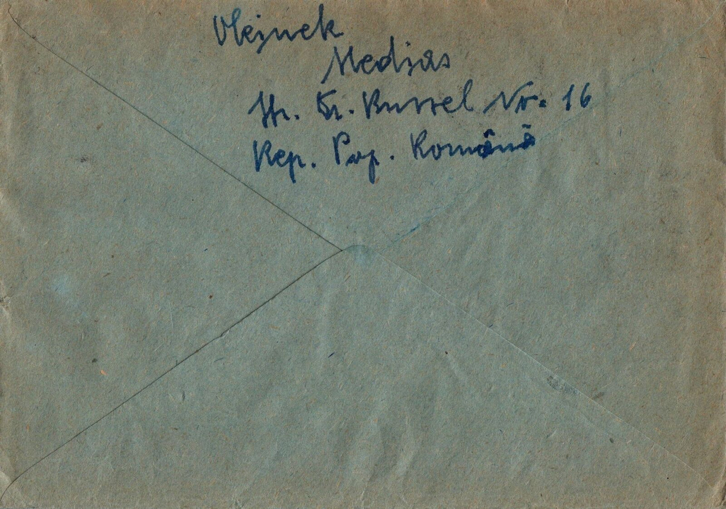 Romania Cover Medias to Austria 1958 ZAYIX 0224M0100