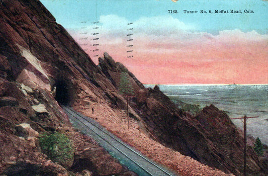 ZAYIX US Postcard Tunnel No. 6, Moffat Road, Colorado #7162 c1911 0324M0186