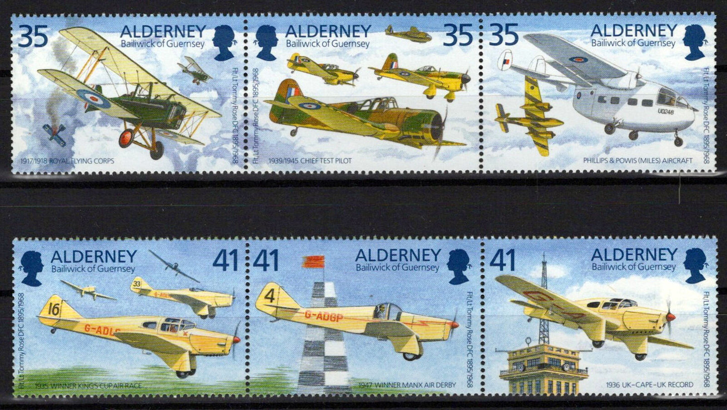 Alderney 88-89 MNH Aviation Royal Flying Corps