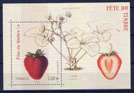 France 3957 MNH Strawberries Fruit Food ZAYIX 0524S0430