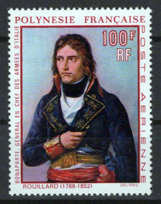 French Polynesia C54 MNH Air Post Gen. Bonaparte Military ZAYIX 0524S0442