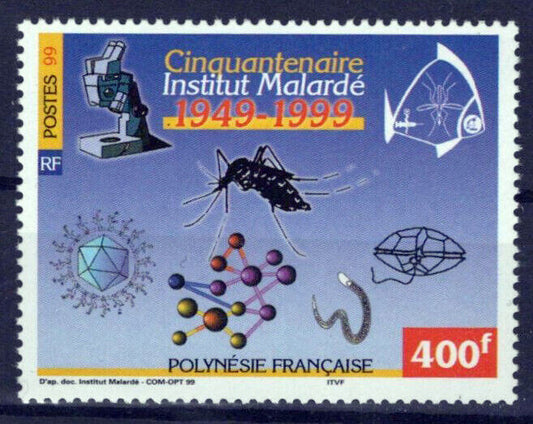 French Polynesia 763 MNH Medical Research Institute Education ZAYIX 0624S0008