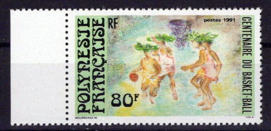 French Polynesia 563 MNH Sports Games Basketball ZAYIX 0624S0020