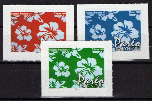 French Polynesia 98-1000 MNH Self-Adhesive Flowers Plants ZAYIX 0624S0022