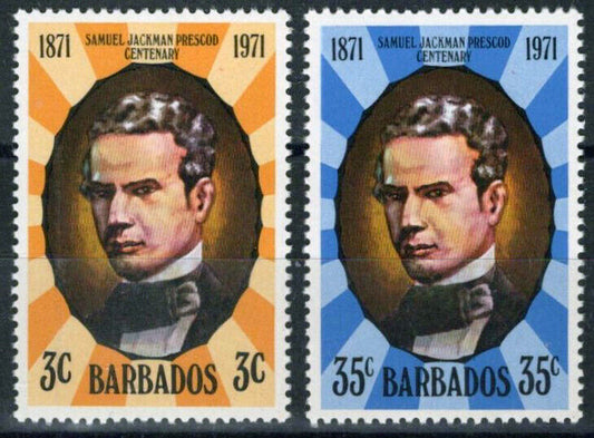 Barbados 362-363 MNH Samuel Jackman Prescod Politician ZAYIX 062723S31M