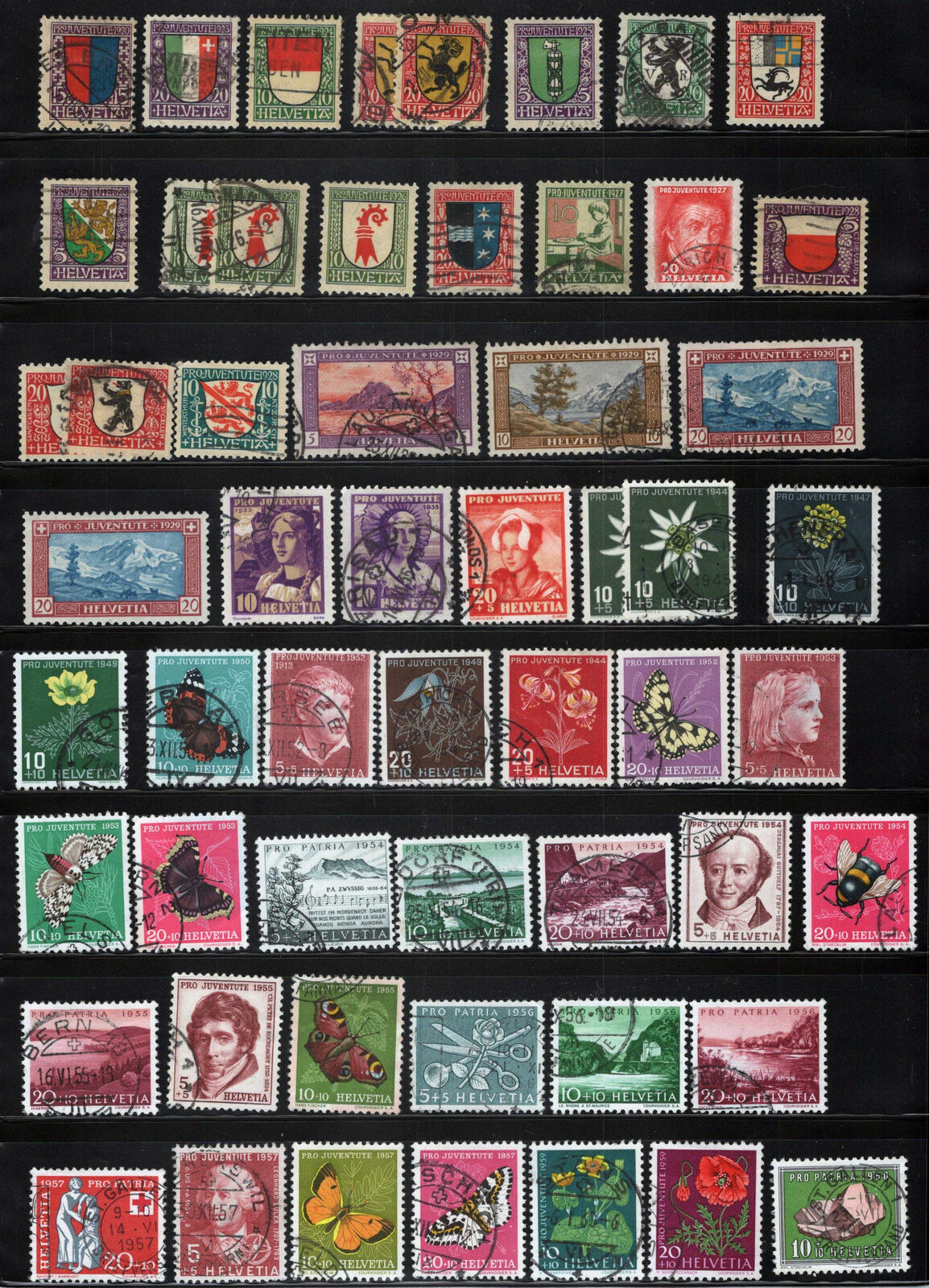 Switzerland Mint and Used Collection 3 Scans CV $100++ [110722-Cha-S23]