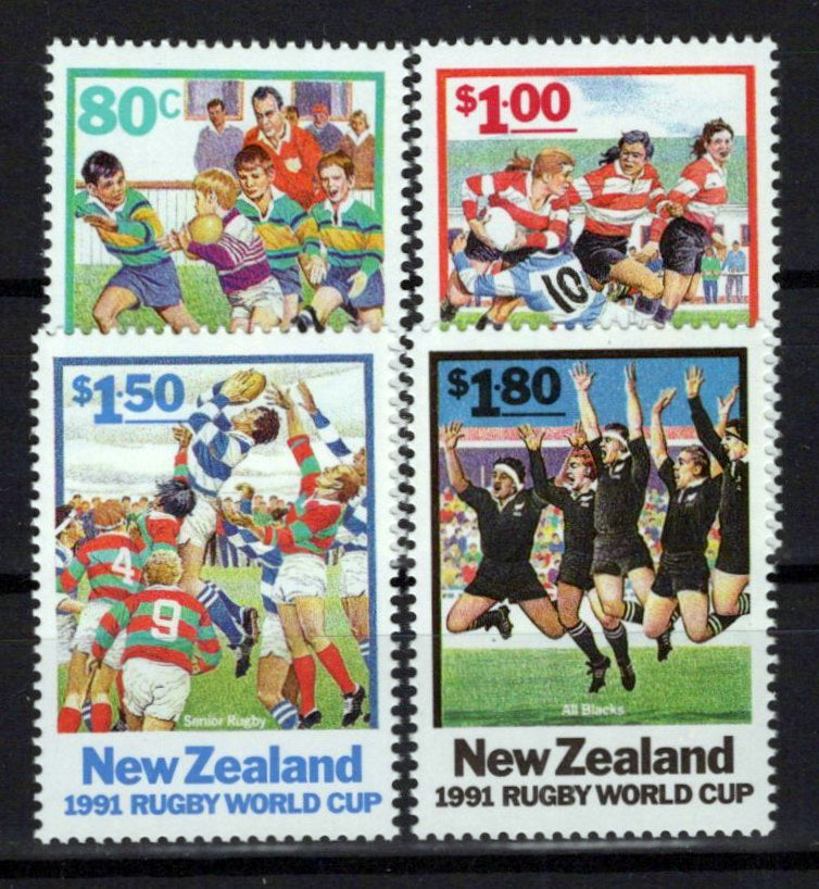 New Zealand 1054-1057 MNH Rugby World Cup Sports Games NZES0012M