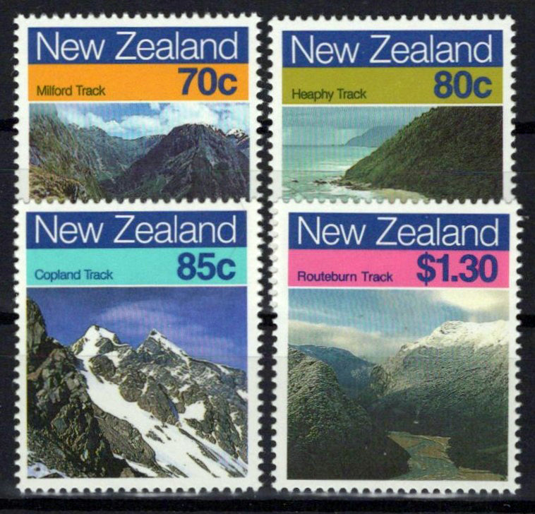 New Zealand 903-906 MNH Landscapes Mountains Nature NZES0009M