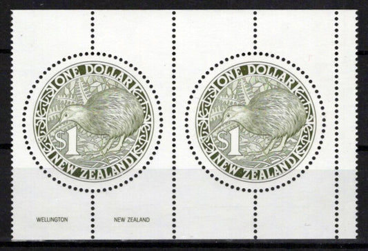 New Zealand 918 MNH Pair Kiwi Birds Animals NZES0011M