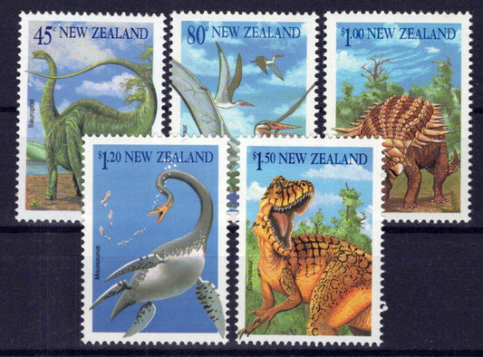 New Zealand 1180-1184 MNH Dinosaurs Prehistoric Animals NZES0027M