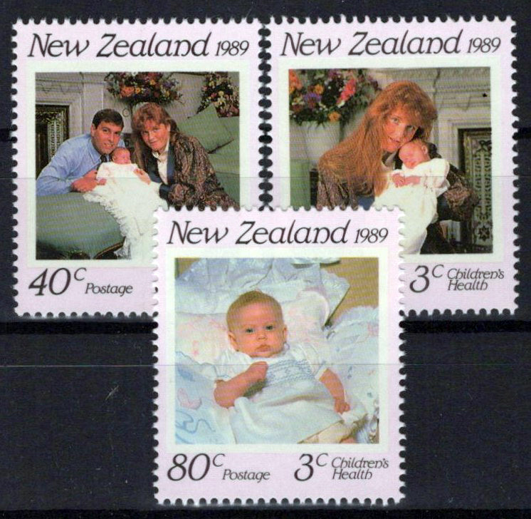 New Zealand B134-B136 MNH Semi-Postal Duke & Duchess of York NZES0023M