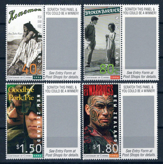 New Zealand 1379-1382 MNH Motion Pictures Entertainment NZES0038M