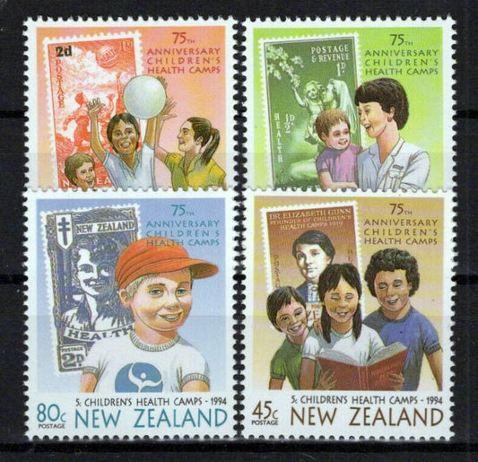 New Zealand B145-B148 MNH Semi-Postal Children's Health Camp NZES0075M