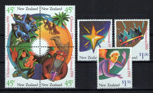 New Zealand 1061a-1064 MNH Christmas Shepherds Wise Men NZES0080M