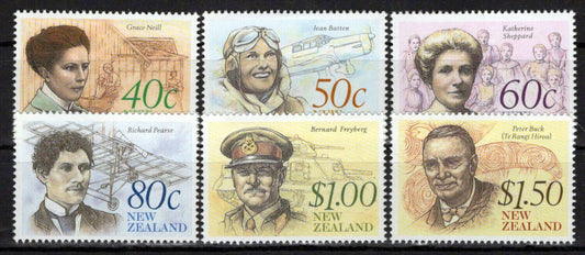 New Zealand 987-992 MNH Inventor Aviation Medical NZES0086M