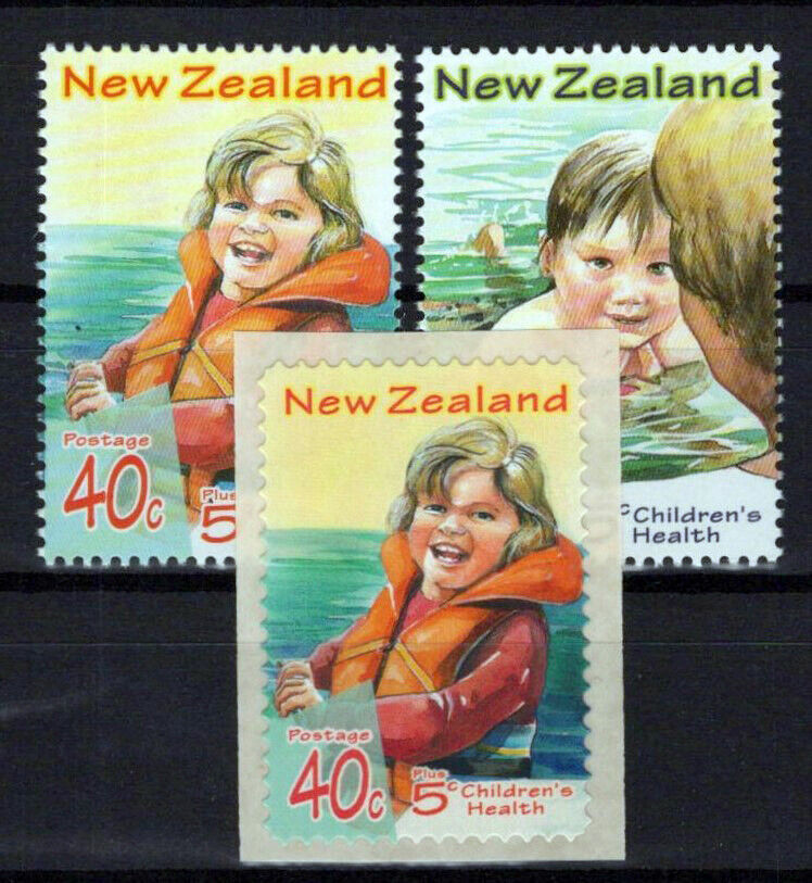 New Zealand B159-B161 MNH Semi-Postal Children's Water Safety NZES0052M