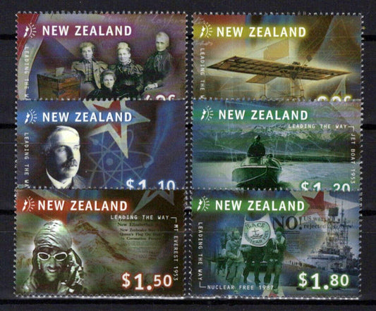 New Zealand 1622-1627 MNH Aviation Ships Scientists NZES0057M