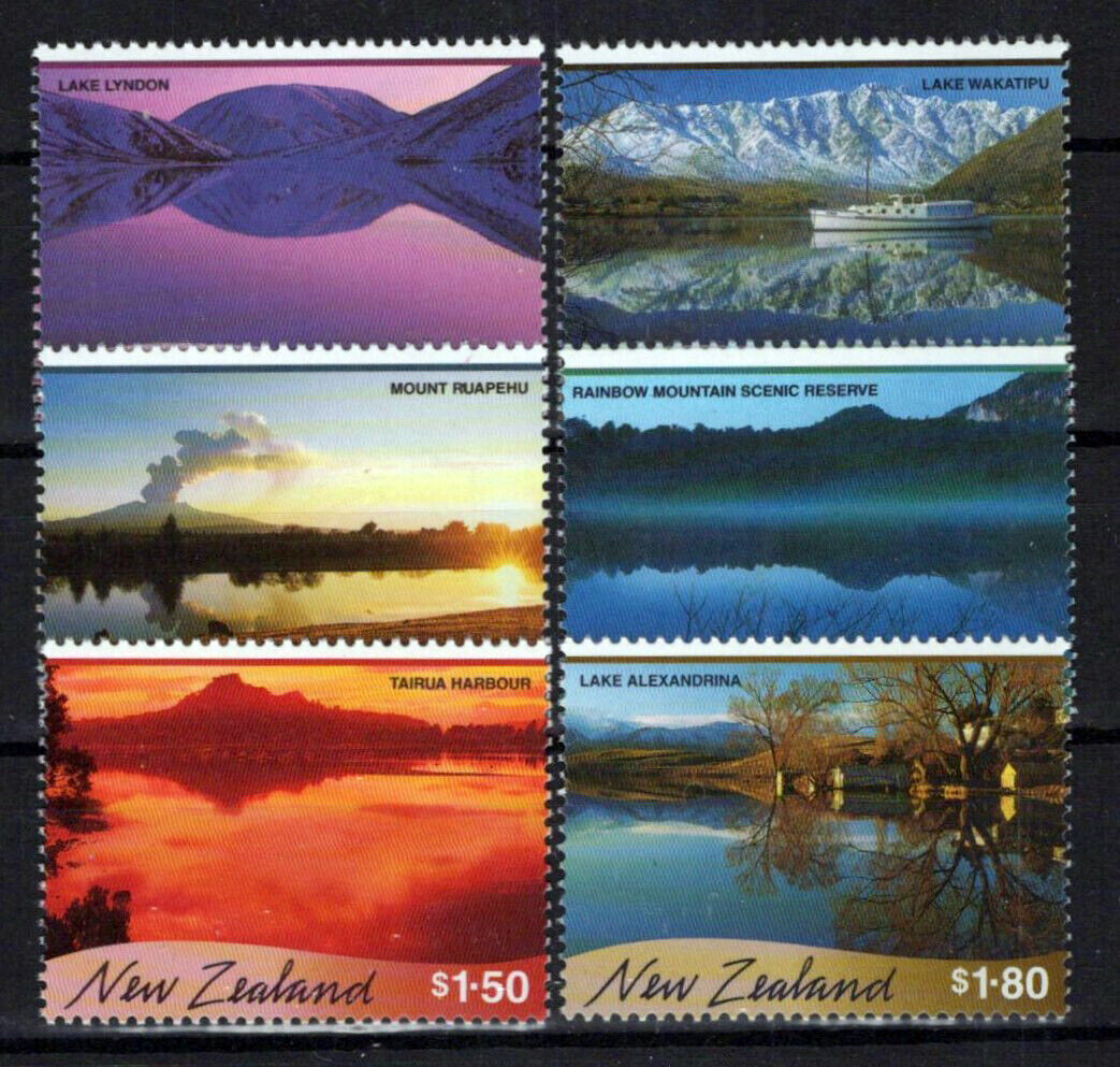 New Zealand 1657-1662 MNH Landscapes Photographs Nature NZES0099M