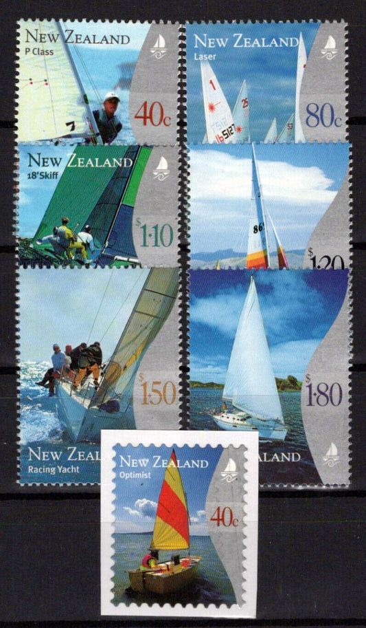 New Zealand 1615-1620 MNH Yachting Water Sports NZES0065M