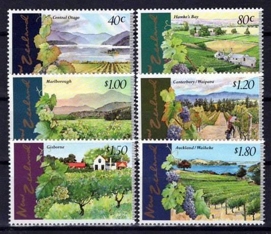 New Zealand 1429-1434 MNH Vineyards Agriculture Farming NZES0054M