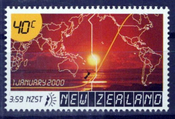 New Zealand 1628 MNH Year 2000 Maps Seascape NZES0059M