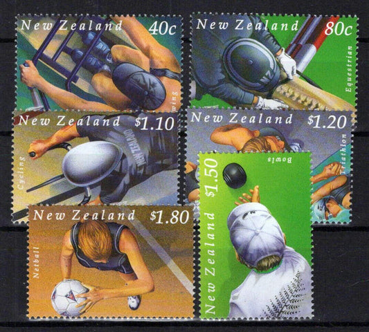 New Zealand 1666-1671 MNH Olympics Sports Games Cycling Rowing NZES0089M