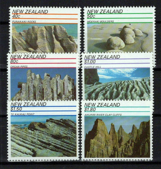 New Zealand 1038-1043 MNH Rock Formations Nature Landscapes NZES0081M