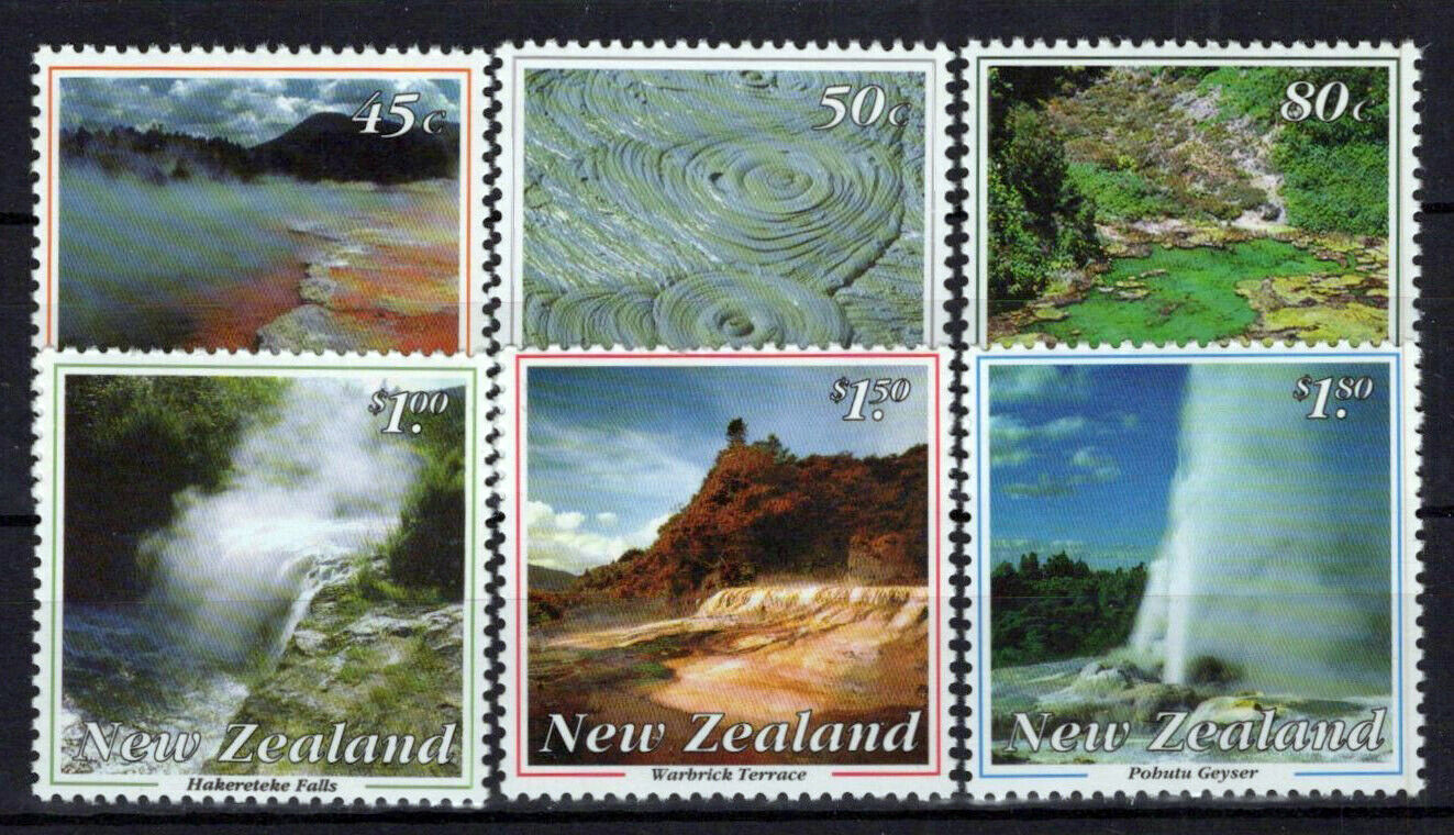 New Zealand 1155-1160 MNH Landscapes Nature Thermal Wonders NZES0066M