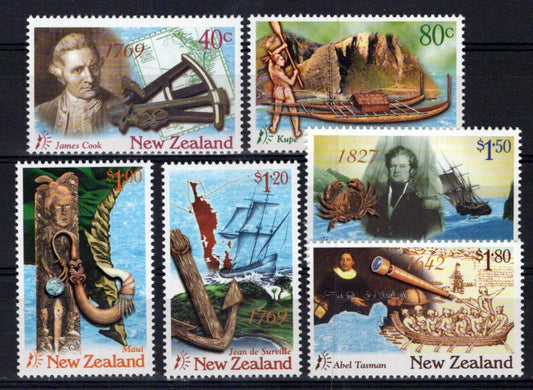 New Zealand 1413-1418 MNH Discoveries James Cook NZES0060M