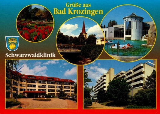 ZAYIX Germany Bad Krozingen Hot Spring advertising postcard 0924M0728