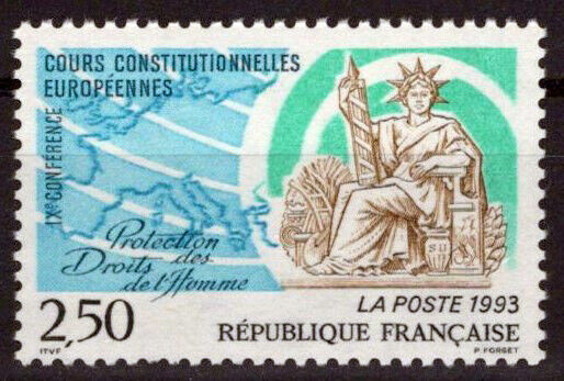 France 2359 MNH Human Rights Statue of Liberty ZAYIX 0924S0041M